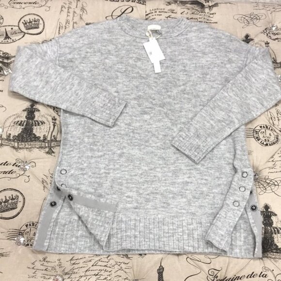 CASLON Side Snap Tunic Sweater - Picture 4 of 6